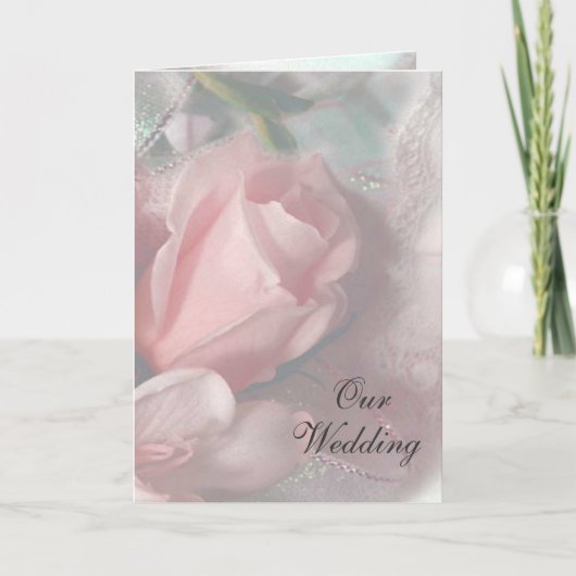 Unsere Hochzeitskarte Ankündigung (Vorderseite)