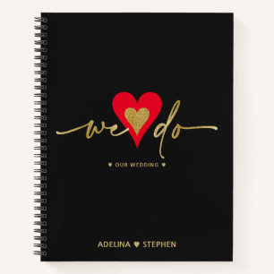 Unsere Hochzeitspläne Hochzeitsjournal Chic Gold S Notizblock