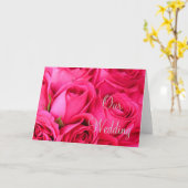 Unsere Hochzeitsstipps-Mitteilungskarten Karte (Gelbe Blume)