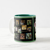 UNSERE HUNDE IM MÄRZ 2011 ZWEIFARBIGE TASSE (Vorderseite Links)