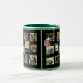 UNSERE HUNDE IM MÄRZ 2011 ZWEIFARBIGE TASSE (Mittel)