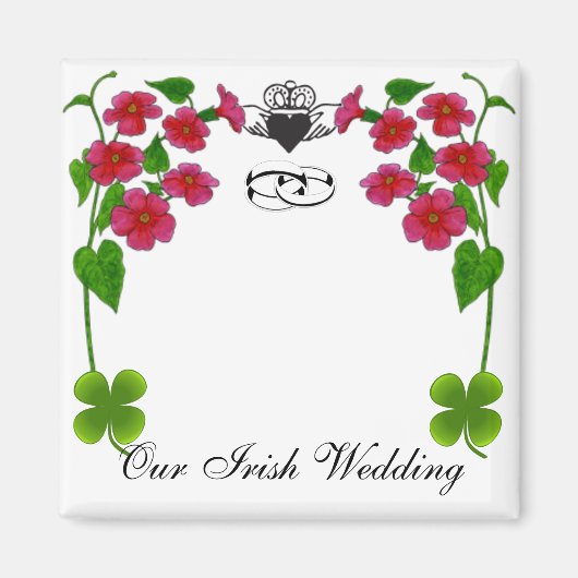Unsere irische Hochzeit Magnet (Vorne)