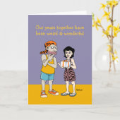 Unsere Jubiläumskarte Karte (Gelbe Blume)