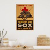 Unsere Jungen brauchen soviel Rotes Kreuz 2. Weltk Poster (Küche)
