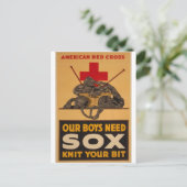 Unsere Jungen brauchen soviel Rotes Kreuz 2. Weltk Postkarte (Stehend Vorderseite)