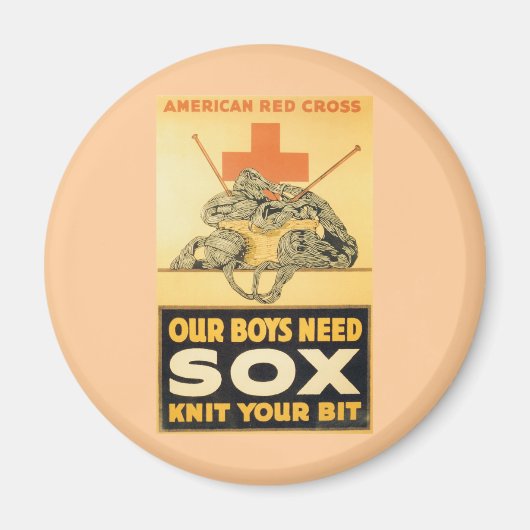 Unsere Jungen brauchen Sox Magnet (Vorne)