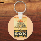 Unsere Jungen brauchen Sox Schlüsselanhänger (Vorderseite)