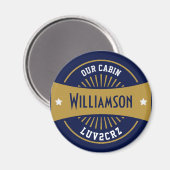 Unsere Kabine Kreuzfahrtschiff Stateroom Kabine Ma Magnet (Vorderseite/Rückseite)