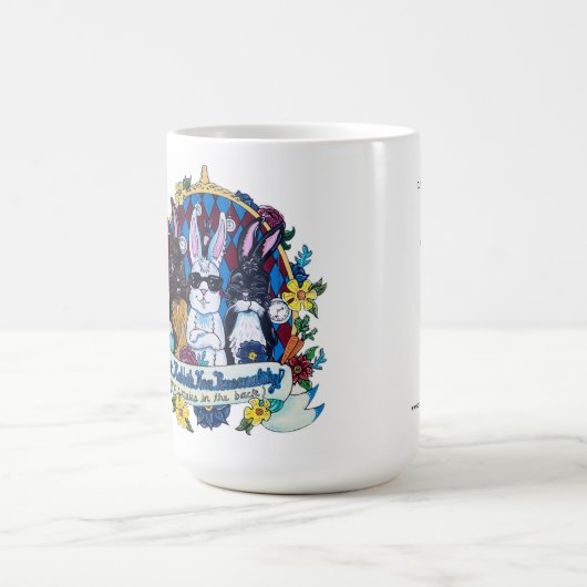 Unsere Kaninchen haben Persönlichkeit! Kaffeetasse (Mittel)