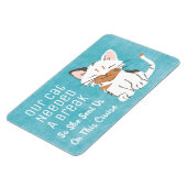 Unsere Katze brauchte eine Break Funny Cruise Cabi Magnet (Linke Seite)