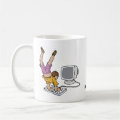 Unsere Kinder! Personalisierte Kaffee-Tasse Kaffeetasse (Links)