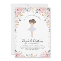 Unsere kleine Ballerina Geburtstagskarte