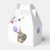 Unsere kleine Biber-Geburtstagsparty Geschenkschachtel (Rückseite)