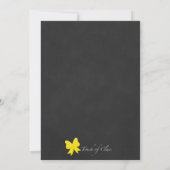 Unsere kleine Biene Einladung (Rückseite)