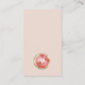 Unsere kleine Blush Melon Windelwinddusche Begleitkarte (Rückseite)