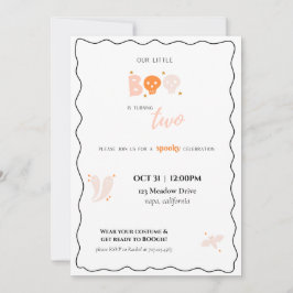 Unsere kleine Boo Birthday Einladung