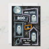 Unsere kleine Boo Halloween Babydusche Einladung (Vorderseite)
