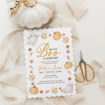 Unsere kleine Boo Herbst-Baby-Party