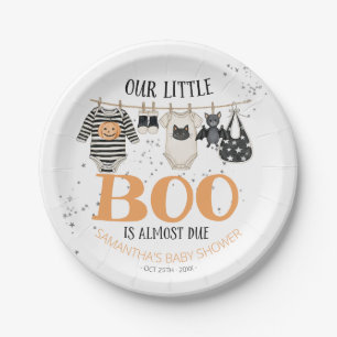 Unsere kleine Boo kommt bald Baby-Party Pappteller