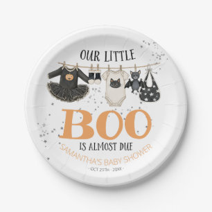 Unsere kleine Boo kommt bald Baby-Party Pappteller
