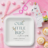 Unsere kleine Bug Blue Dragonfly jeden Geburtstag Pappteller (Party)