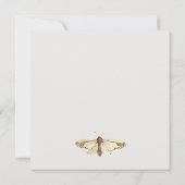 Unsere kleine Bug Pink Dragonfly jedes Alter Gebur Einladung (Rückseite)