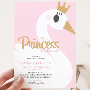 Unsere kleine Champagner-Baby-Party Einladung