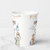 Unsere kleine Cowboy Wild West Babydusche Pappbecher (Links)