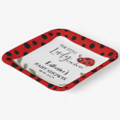 Unsere kleine Dame ist auf dem Weg, wie Mädchen Du Pappteller (Gewinkelt)