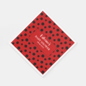 Unsere kleine Dame ist auf dem Weg, wie Mädchen Du Serviette (Ecke)