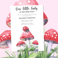 Unsere kleine Dame ist auf dem Weg zur Babydusche