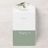 Unsere kleine Duckling Watercolor Babydusche All In One Einladung (Außenbereich)