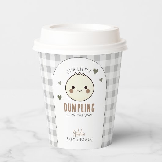 Unsere kleine dumme Gender Neutral Baby Dusche Pappbecher (Vorderseite)