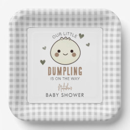 Unsere kleine dumme Gender Neutral Baby Dusche Pappteller
