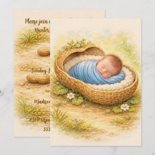 Unsere kleine Erdnuss-Baby-Digital-Download-Einlad Einladung