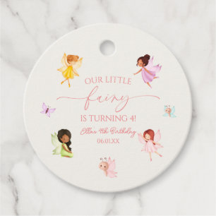 Unsere kleine Fairy-verzauberte Geburtstagsparty Geschenkanhänger