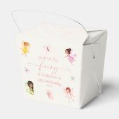 Unsere kleine Fairy-verzauberte Geburtstagsparty Geschenkschachtel (Rückseite)