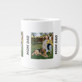 Unsere kleine Familie (Paws inklusive)" Spezialitä Jumbo-Tasse (Rechts)