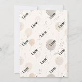 Unsere kleine Fox Geburtstagsparty Einladung (Rückseite)