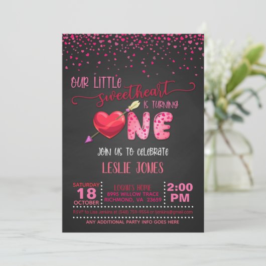 Unsere kleine Freundin dreht eine Einladung B (Stehend Vorderseite)