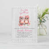 Unsere kleine Freundin ist auf dem Weg, in dem Bab Einladung (Stehend Vorderseite)