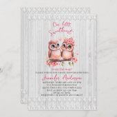 Unsere kleine Freundin ist auf dem Weg, in dem Bab Einladung (Vorne/Hinten)