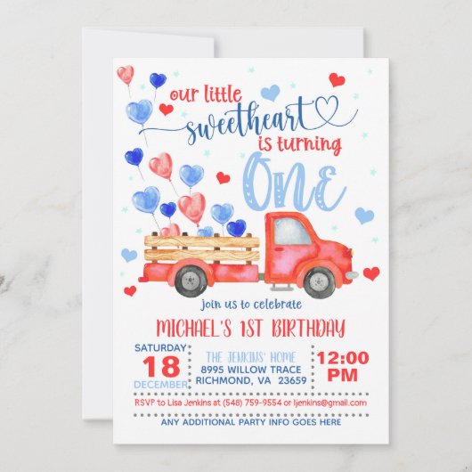 Unsere kleine Freundin macht eine Einladung (Vorderseite)