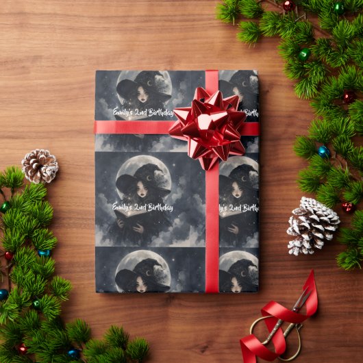 unsere kleine Hexe wird 2 || Geschenkpapier (Feiertagsgeschenk)