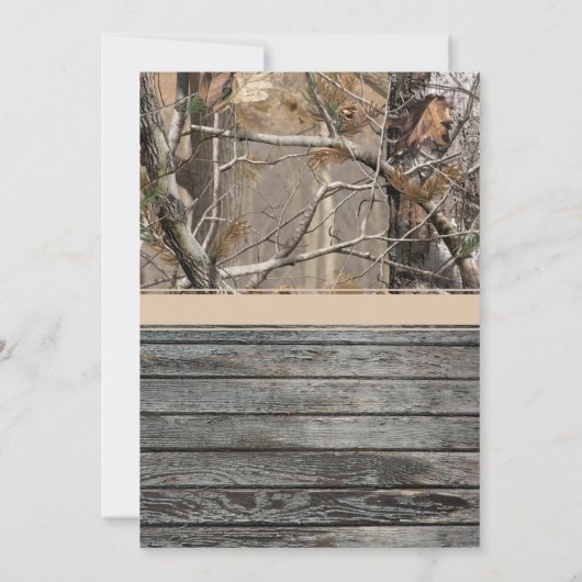 Unsere kleine Hirschbaufläche - Mädchen Einladung (Rückseite)