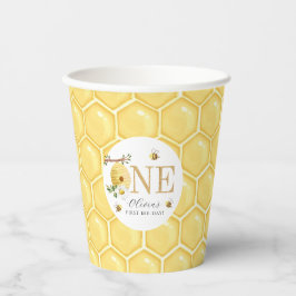 Unsere kleine Honigbiene 1. Bienentag Pappbecher