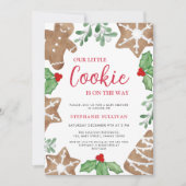 Unsere kleine Kekse Weihnachtsdusche Einladung (Vorderseite)