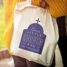 Unsere kleine Kirchentasche niedliche lila-orthodo Tragetasche