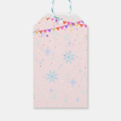 Unsere kleine Kleinigkeit | Babydusche für Arktis Geschenkanhänger (Rückseite)