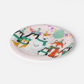 Unsere kleine Kleinigkeit | Babydusche für Arktis Pappteller (Schrägansicht)